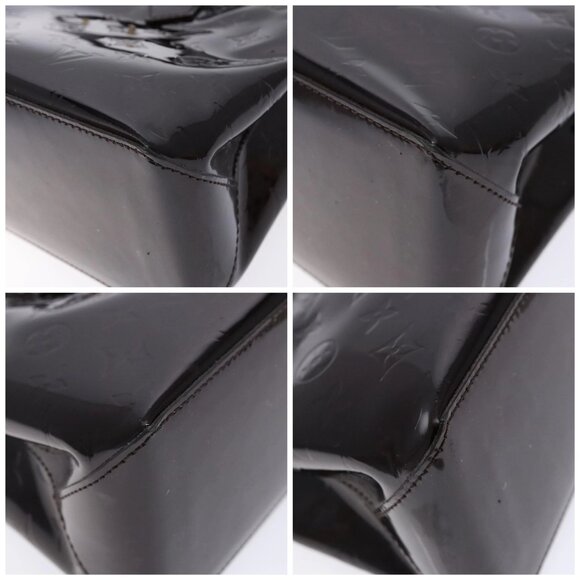 LOUIS VUITTON Monogram Vernis Wilshire PM Hand Bag Amarante M93641 Auth yk19019 - Picture 16 of 16